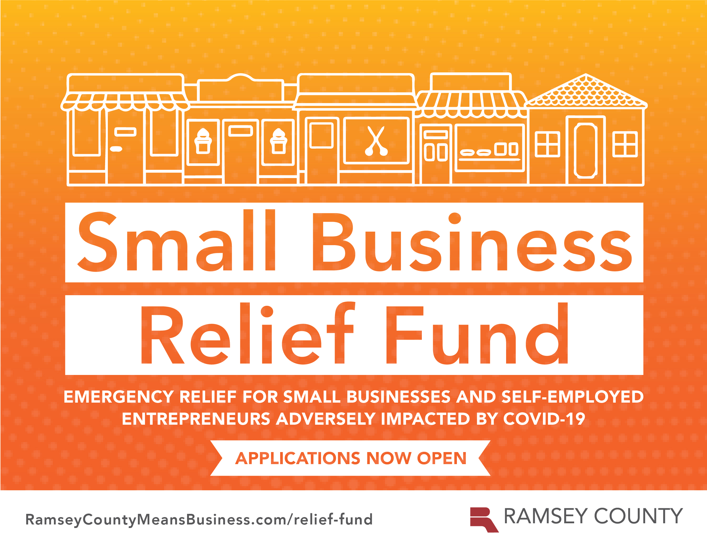 Applications open for Small Business Relief Fund grants Ramsey County